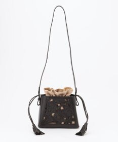 GRACE CONTINENTAL Cutwork box Bag