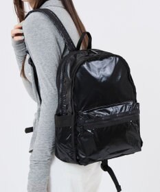 LeSportsac ROUTE BACKPACK/ブラックシャイン