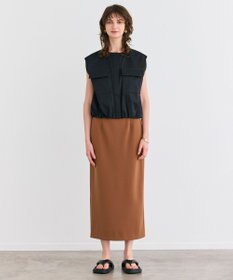 BEIGE， 【洗える】LANTANA / ビックポケットノースリーブブルゾン