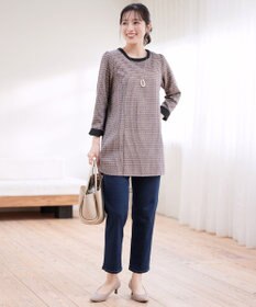 Tiaclasse 【洗える】ツイードチュニック