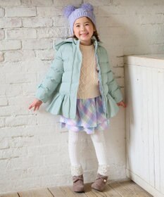 ANY KIDS シャギーチェックスカート