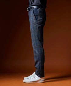 23区GOLF 【MEN】【ストレッチ】チェック柄プリント パンツ