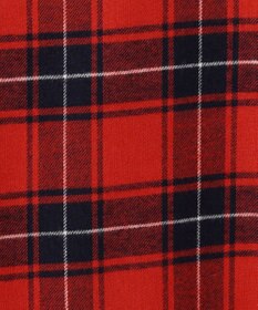 23区 L 【洗える】ブラッシュド ビエラチェック シャツ