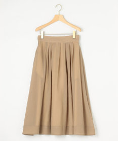 組曲 【洗える・イージーケア】カラーボイル フレアスカート