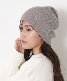 MOONBAT 【WEB限定】FURLA(フルラ)アーチロゴ付き ニット帽 帽子 UVカット 手洗いOK