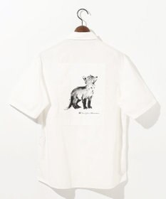 JOSEPH ABBOUD MOUNTAIN 【テーム・ヤルヴィモチーフ】バックデザイン 半袖シャツ