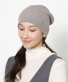 MOONBAT 【WEB限定】FURLA(フルラ)アーチロゴ付き ニット帽 帽子 UVカット 手洗いOK