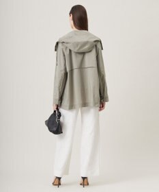 ICB 【撥水加工】メモリーストレッチタフタ マウンテンパーカー