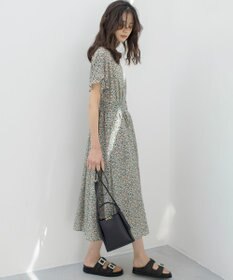 組曲 ミニフラワープリント ワンピース