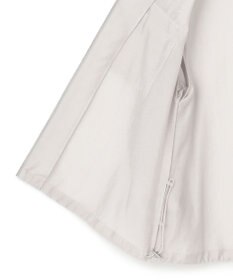 ICB L 【洗える】リヨセルナイロンワッシャー ノーカラーブルゾン