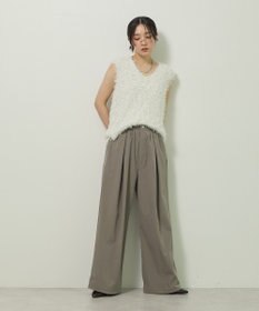 Green Parks フェザーヤーンニットベスト