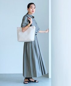 TOPKAPI 【Breath TOPKAPI】SCOTCH GRAIN スコッチグレイン プレーン 2トーンテープ ロングハンドル トートバッグ L