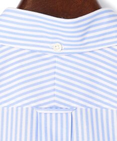 J.PRESS MEN 【AaronChang】【UNISEX】コットンタイプライター ストライプ シャツ / B.D. / Baggy-Fit