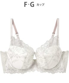 AMPHI ブラジャー ふっくらまる胸キープ 脇高設計 背中をスムージング Gカップまで対応 大きいサイズ 【Hold Day Bra ホールドデイブラ】 ブラ BYJ382 アンフィ／ワコール