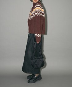 Green Parks ノルディック柄ジャガード織ニット