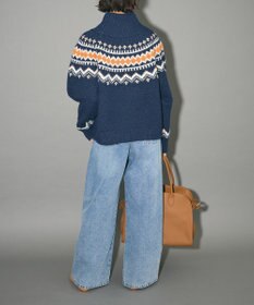 Green Parks ノルディック柄ジャガード織ニット