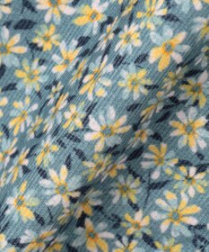 組曲 KIDS 【100㎝】モノトーンフラワーコーデュロイ ワンピース