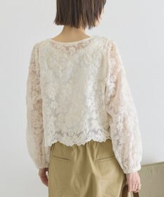 AMERICAN HOLIC 【前後2WAY】シアーレースブラウス