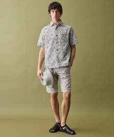 JOSEPH ABBOUD 【UV加工/エコ撥水/軽量】ライトウェーブライトボタニカルプリントシャツ