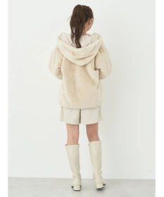 earth music&ecology マルチウェイマウンテンパーカー（ファー）