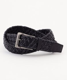 JOSEPH ABBOUD 【ストレッチ/日本製】レザーウールメランジ ベルト