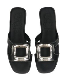 INTER-CHAUSSURES 【Oh my Sandals】メタルバックルフラットサンダル