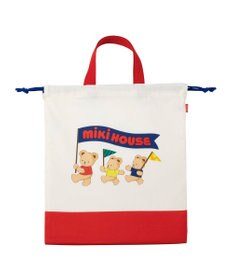MIKI HOUSE HOT BISCUITS 【ミキハウス】 ミキハウスベア 手紐巾着