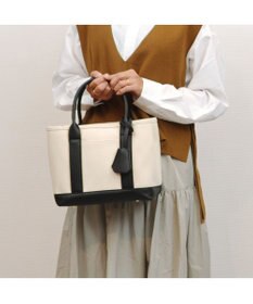 UNBILLION cachecache ショルダー付きパーテーションキャンバストート