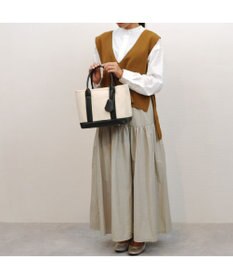 UNBILLION cachecache ショルダー付きパーテーションキャンバストート