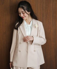 ANY SIS L セレモニーダブルクロス テーラードジャケット