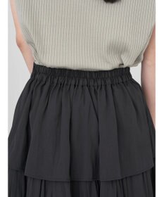 earth music&ecology フリルティアードスカート