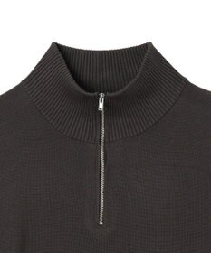 WEGO 【ユニセックス着用ITEM】ミラノリブハーフジッププルオーバー