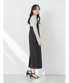 earth music&ecology バックスリットＩラインキャミワンピース