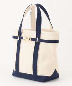 23区 ポーチ付 キャンバス トートバッグ