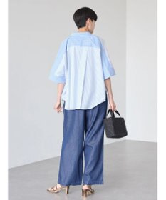 AMERICAN HOLIC 接触冷感デニムイージーワイドパンツ