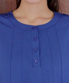 Tiaclasse 【洗える】ランダムタックチュニックワンピ―ス