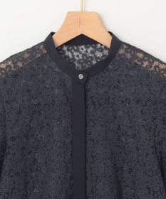 組曲 L 【WEB限定】フラワーラッセルレース ブラウス