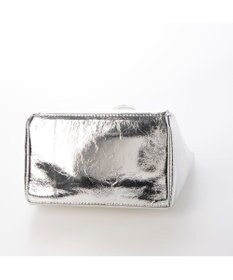 UNBILLION カシュカシュ cachecache / クラッシュメタリックワンハンドルミニトート