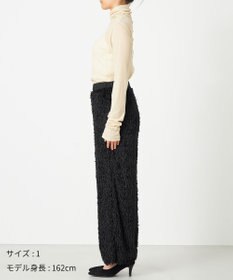 NAVE 【Nave・洗える】フェザーフリンジ イージーパンツ
