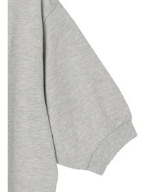 Green Parks ７分袖ラメ裏毛パフプルオーバー