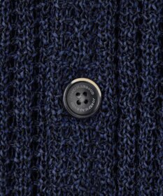 JOSEPH ABBOUD 【エコ素材和紙使用・日本素材】和紙杢メッシュクルーネック ニットジレ