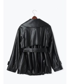 Te chichi レザーショートトレンチコート《2025Autumn catalog vol.2 item》