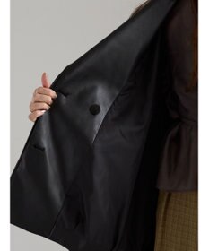 Te chichi レザーショートトレンチコート《2025Autumn catalog vol.2 item》