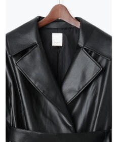 Te chichi レザーショートトレンチコート《2025Autumn catalog vol.2 item》