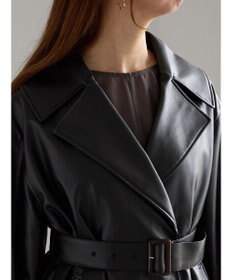 Te chichi レザーショートトレンチコート《2025Autumn catalog vol.2 item》