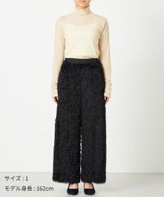 NAVE 【Nave・洗える】フェザーフリンジ イージーパンツ