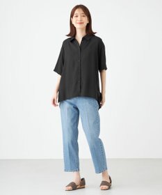 SHARE PARK LADIES 【2WAY】オーバーサイズ楊柳シャツ