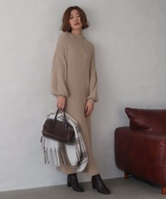 WEGO 【WEB限定/2025年秋冬新作】ニットワンピース