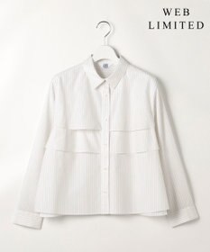 J.PRESS LADIES S 【WEB限定カラーあり】COTTON TEX シャツ ブラウス