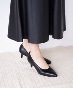 Pointer 日本製 ポインテッドトゥプレーンパンプス